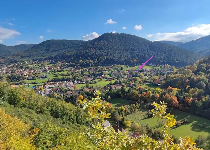 Douillet Avec Vue Sur Les Montagnes * Fouchy